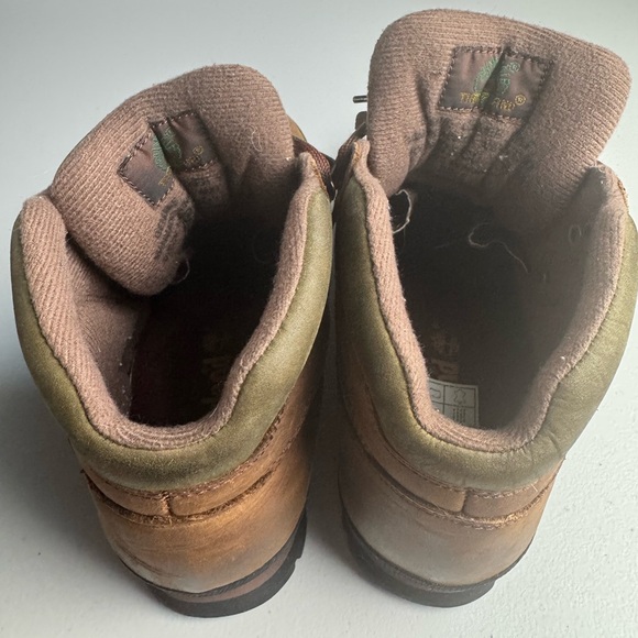 Timberland Women’s waterproof brown leather lace up mid hiker boots size 8 - Picture 7 of 8